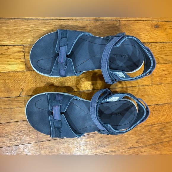 Columbia Shoes - Columbia Blue Leather Strap Sandals Women’s Size 9